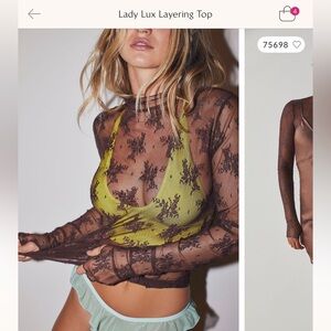 Free People Lady Lux Layering Top